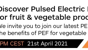 Discover Pulsed Electric Field technology for fruit and vegetable processing