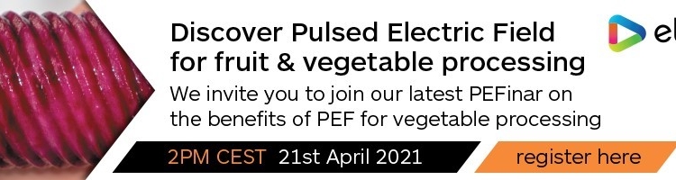 Discover Pulsed Electric Field technology for fruit and vegetable processing