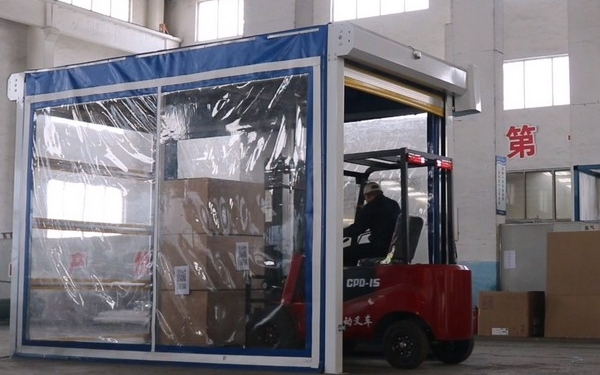 Disinfectant chamber expedites produce arrivals, reducing clearance delays