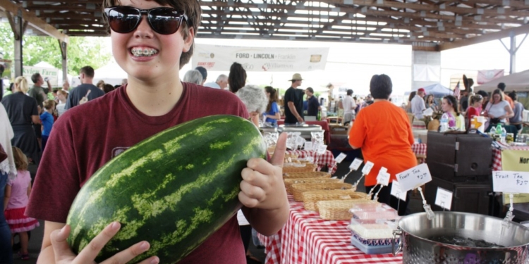 Watermelons & melons – market at the antipodes