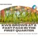 KWS grows at a fast pace in the first quarter