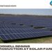 Cornell begins production at solar farm