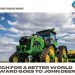 Tech for a Better World award goes to John Deere