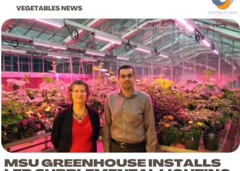 MSU greenhouse installs LED supplemental lighting