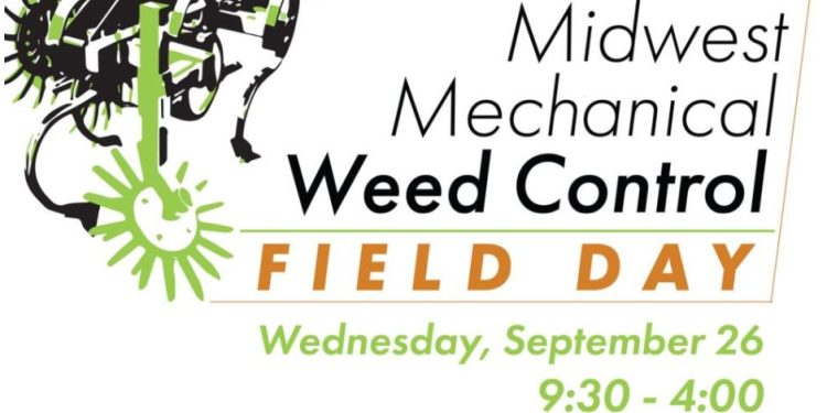 Mechanical Weed Control Field Day set for Sept. 26