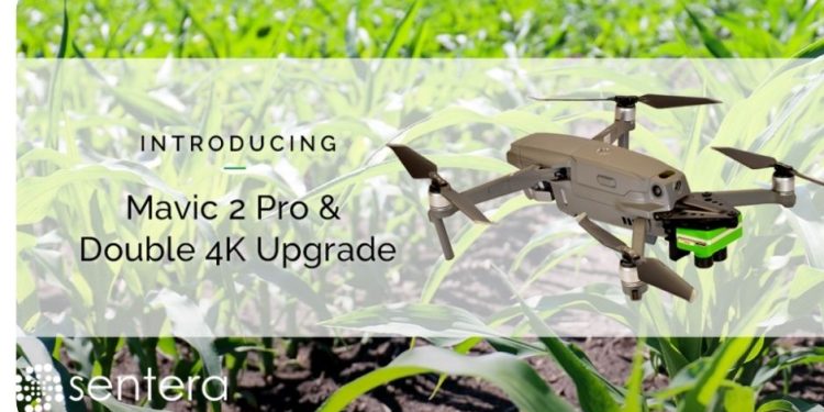 Sentera updates its Mavic 2 Pro with Double 4K drone sensor