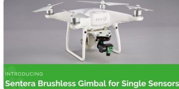 Sentera improves drone scouting equipment with brushless gimbal