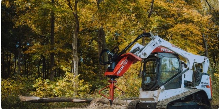 Eradicating stumps 50% faster with Stumpex 2-speed, Fecon says