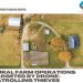 Rural farm operations targeted by drone-patrolling thieves