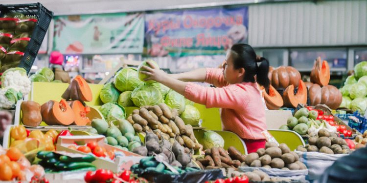 Which vegetables will reduce the price in Almaty