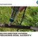 Use pH meter when checking soil acidity