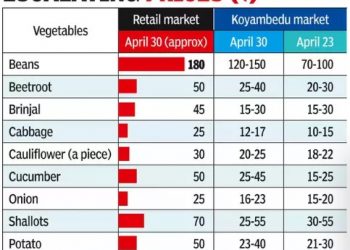 Rising Summer Heat Leads to Surge in Vegetable Prices Across India, Chennai Feels the Pinch