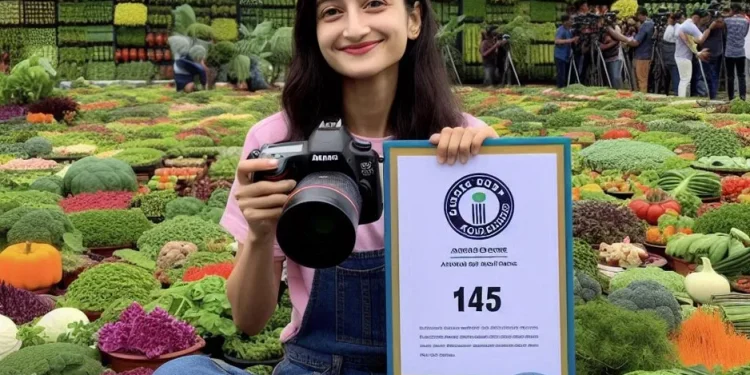 Shruti Sharma Sets Record for Plant and Vegetable Photography in Asia Book of Records